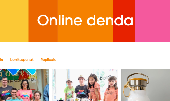 Online Denda martxan da