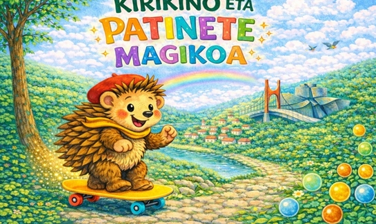 Kirikiño Ikastolak Kirikiño eta patinete magikoa ipuina sortu du