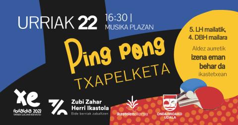 Ping pong txapelketa