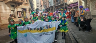 Kirikiño Ikastolak 2026ko Santutxuko inauterietan hartu du parte