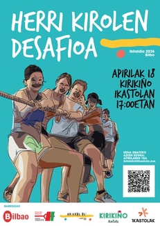 Kirikiño Ikastolak Herri Kirolen Desafioa antolatu du apirilaren 18an
