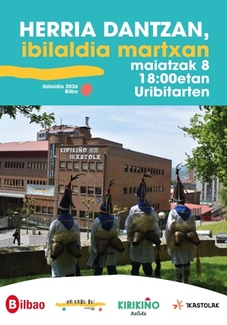 Herria dantzan Ibilaldia martxaren kartela