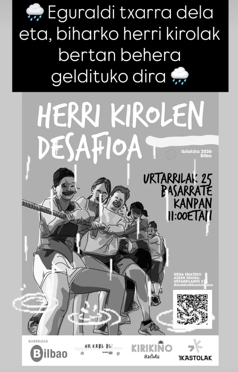 Herri Kirolen Desafioa bertan behera